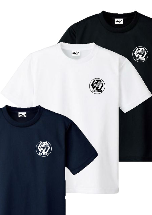 Le Mat Lure ロゴ入り ど定番ドライTシャツ