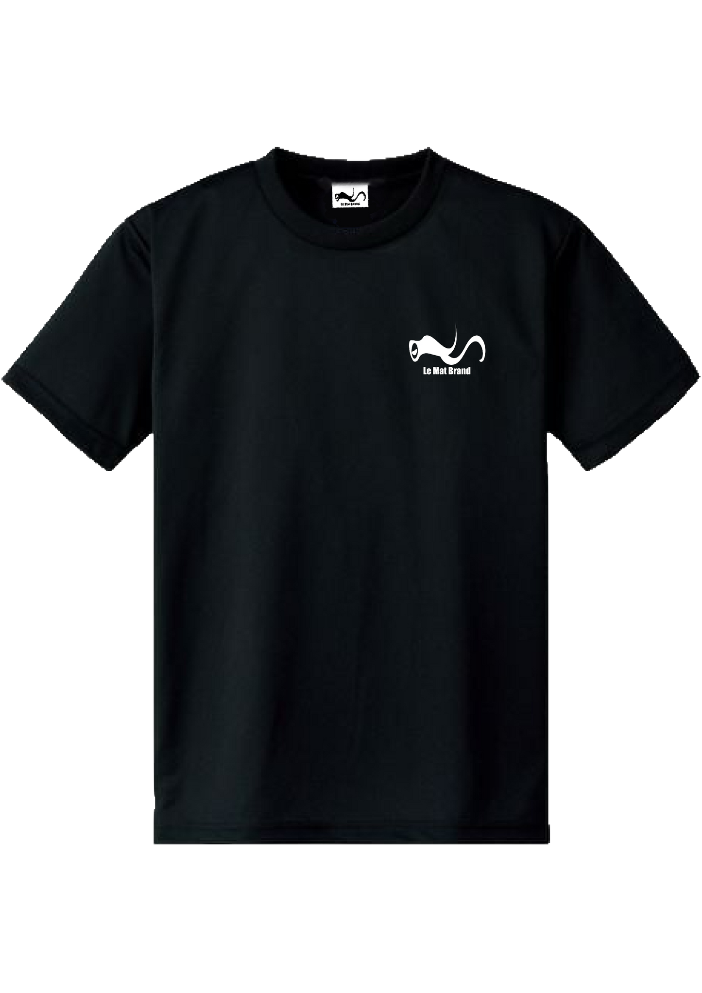 Le Mat Brand ロゴ入り ど定番ドライTシャツ