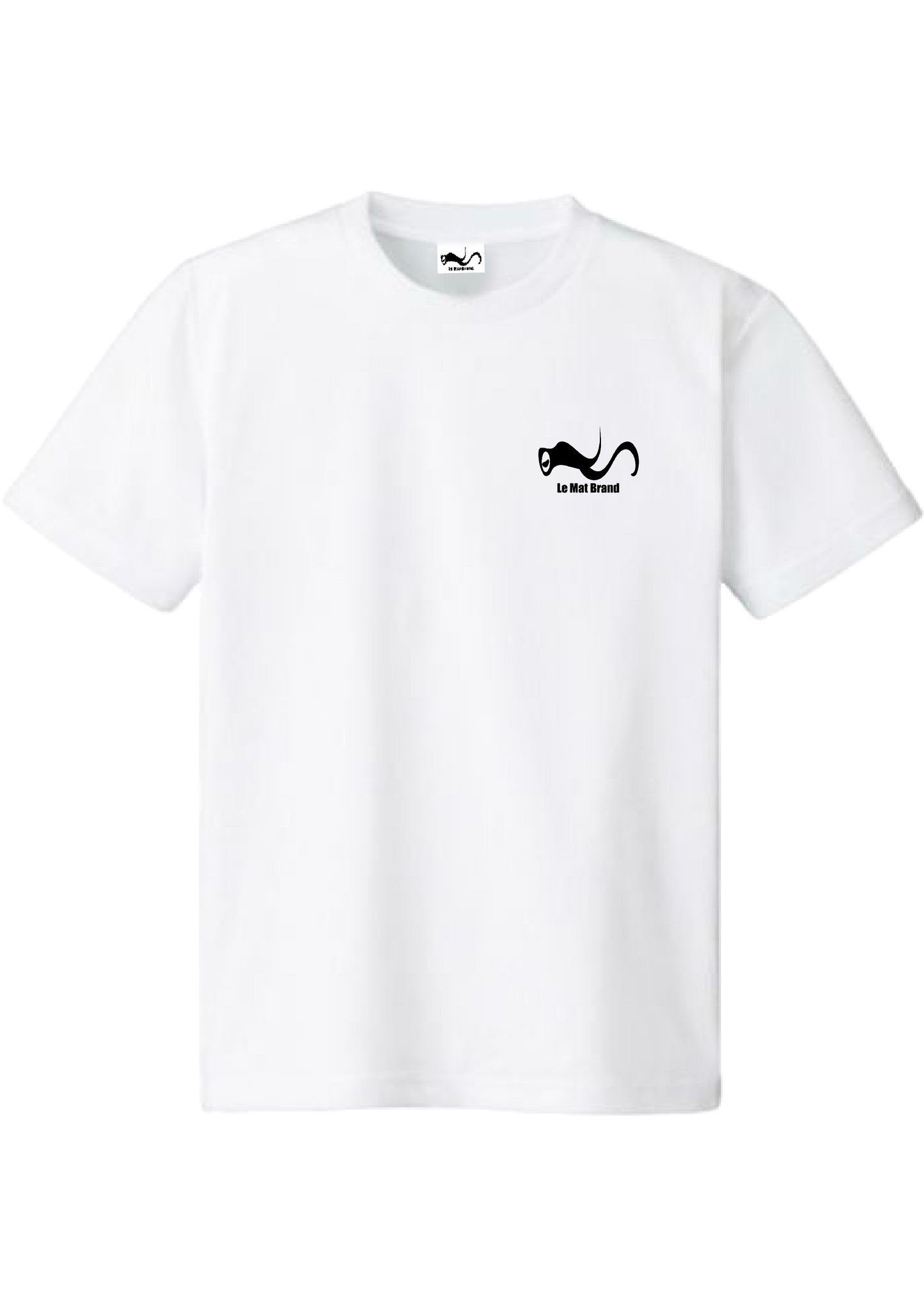 Le Mat Brand ロゴ入り ど定番ドライTシャツ
