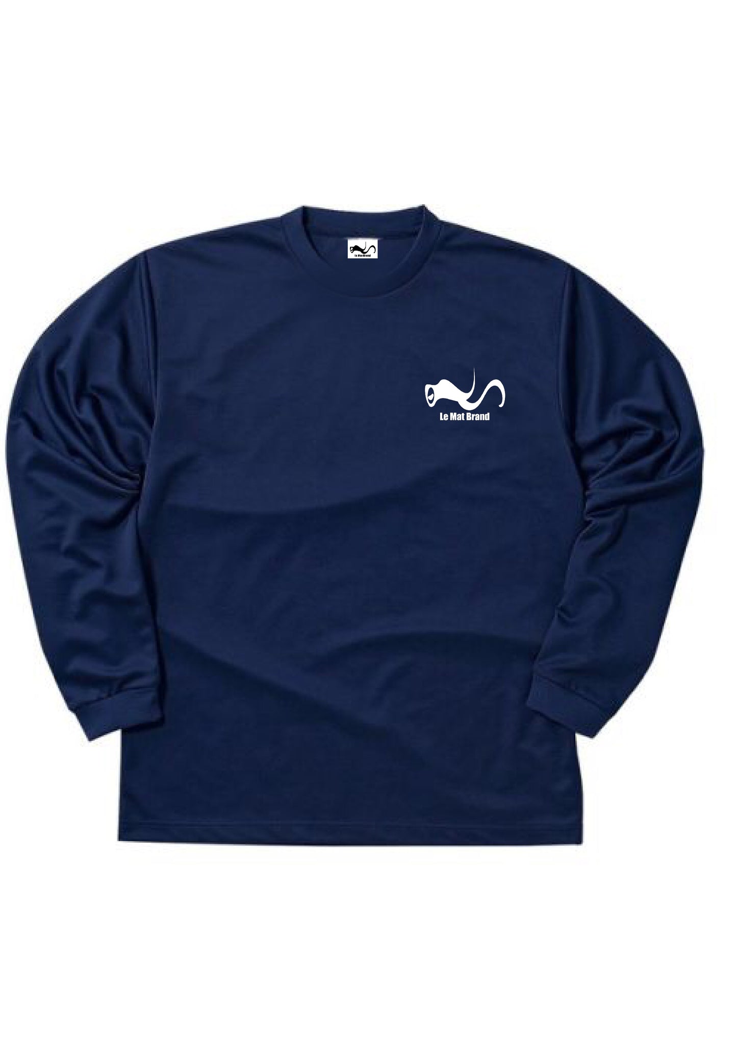 Le Mat Brand ロゴ入り 長袖ドライTシャツ